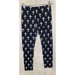 Charlotte Russe cross leggings